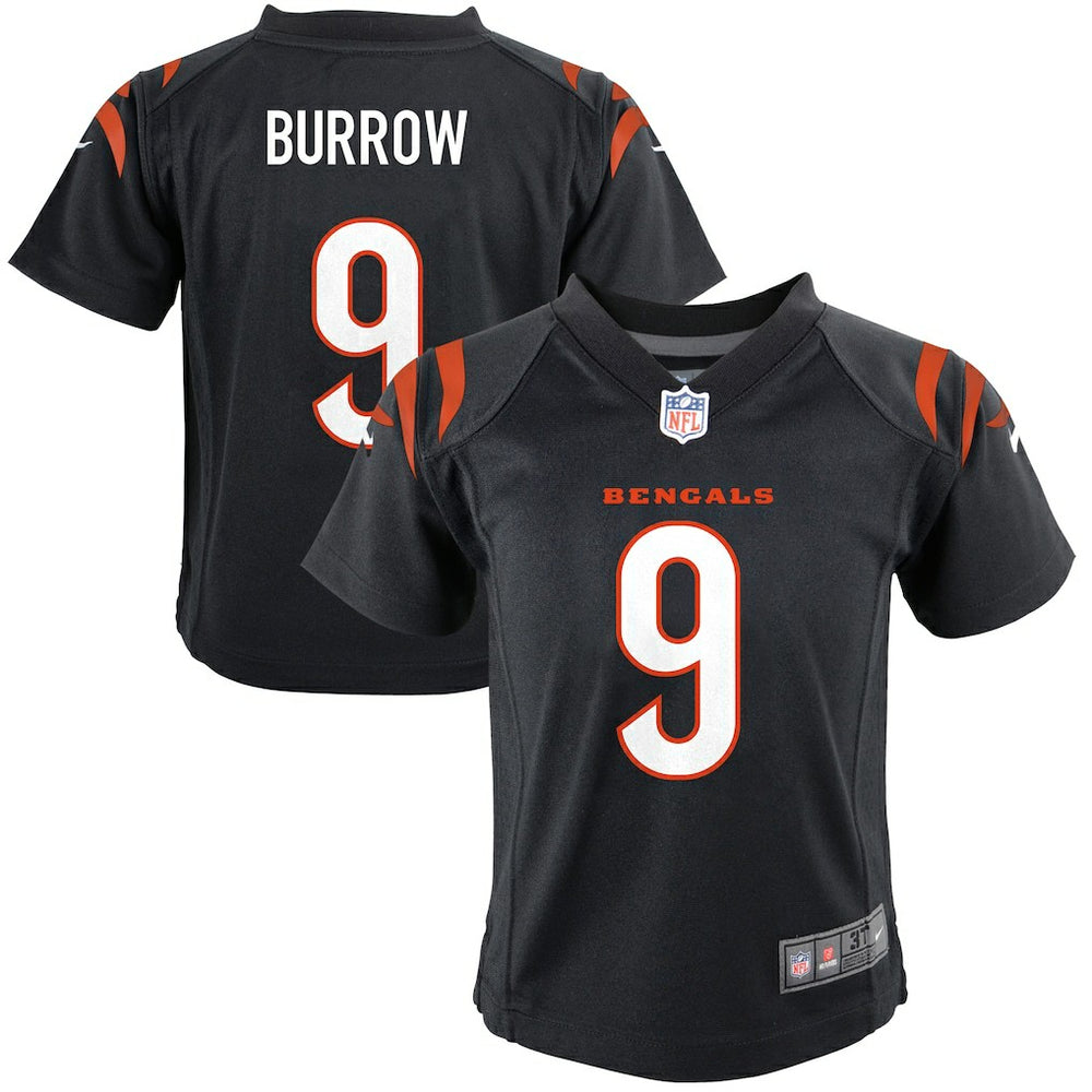NFL Joe Burrow Cincinnati Bengals Preschool Game Jersey - Black
