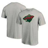 NHL Minnesota Wild Primary Logo T-Shirt - Heather Gray