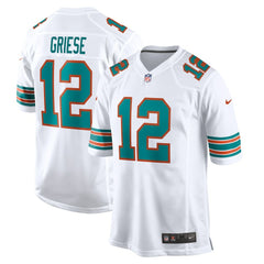 NFL Bob Griese Miami Dolphins Retired Player Jersey - White