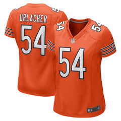 Brian Urlacher Chicago Bears Women's Retired Player Jersey Orange