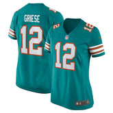 NFL Bob Griese Miami Dolphins Women's Retired Player Jersey - Aqua