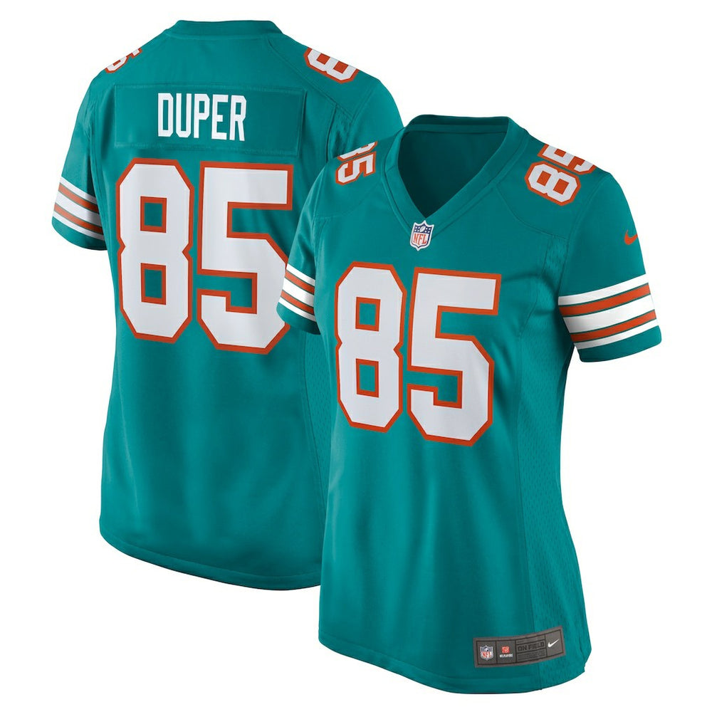NFL Mark Duper Miami Dolphins Women's Retired Player Jersey - Aqua