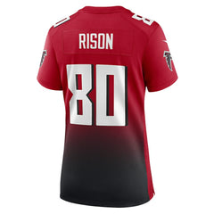 NFL Andre Rison Atlanta Falcons Women's Retired Player Jersey - Red