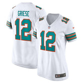 NFL Bob Griese Miami Dolphins Women's Retired Player Jersey - White