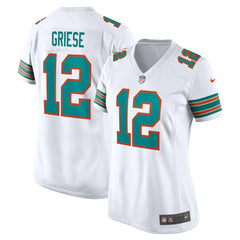 NFL Bob Griese Miami Dolphins Women's Retired Player Jersey - White