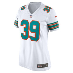 NFL Larry Csonka Miami Dolphins Women's Retired Player Jersey - White