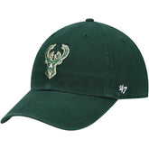 Milwaukee Bucks '47 Core Logo Clean Up Adjustable Hat Hunter Green