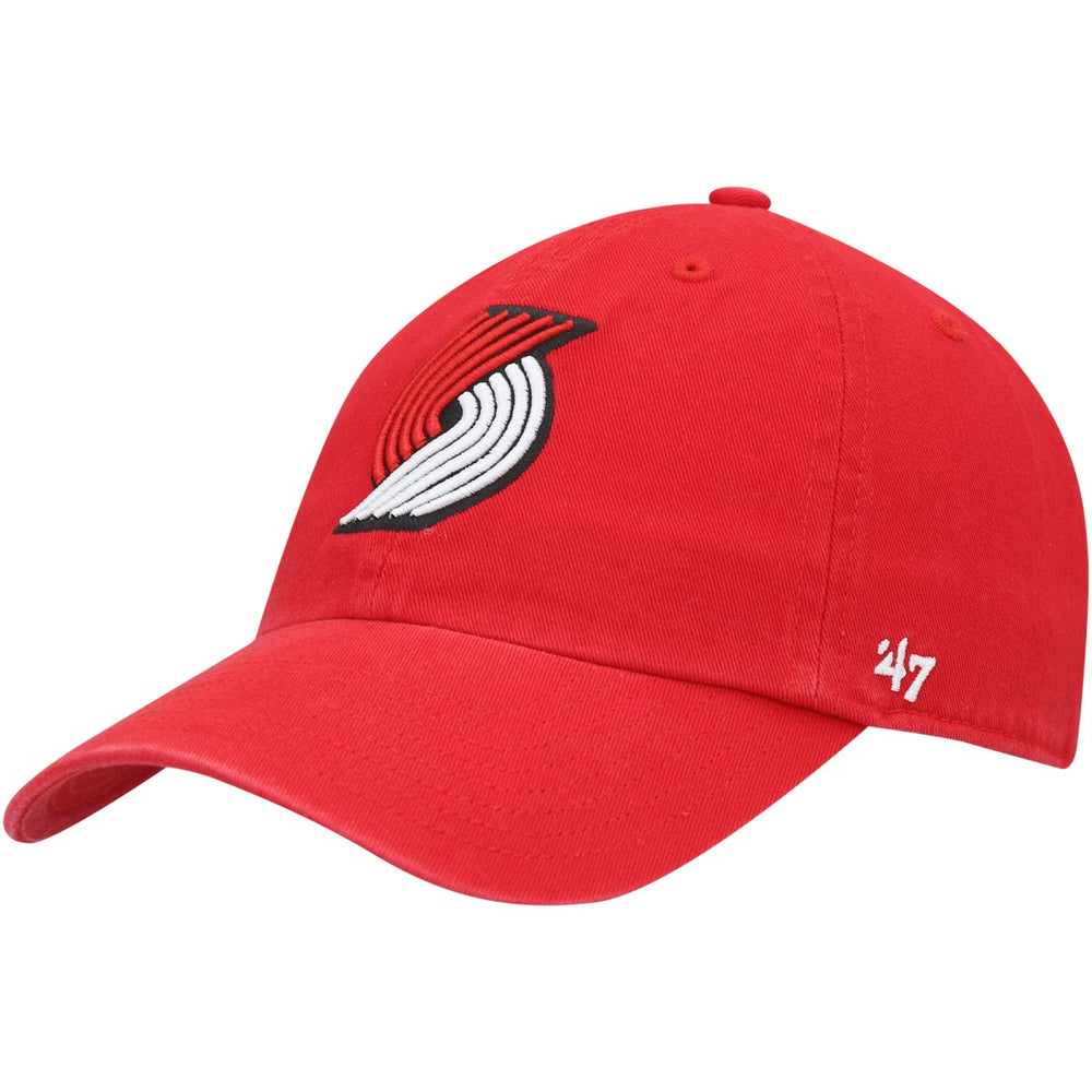 Portland Trail Blazers '47 Core Logo Clean Up Adjustable Hat Red