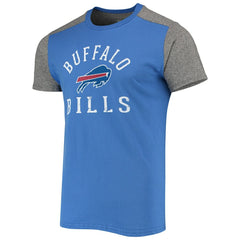 Buffalo Bills Majestic Threads Field Goal Slub T-Shirt Royal/Gray