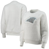 Carolina Panthers Touch Women's Milestone Tracker Pullover Sweatshirt White