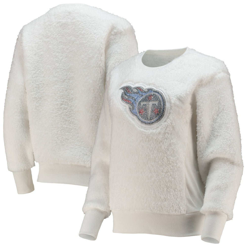 Tennessee Titans Touch Women's Milestone Tracker Pullover Sweatshirt White