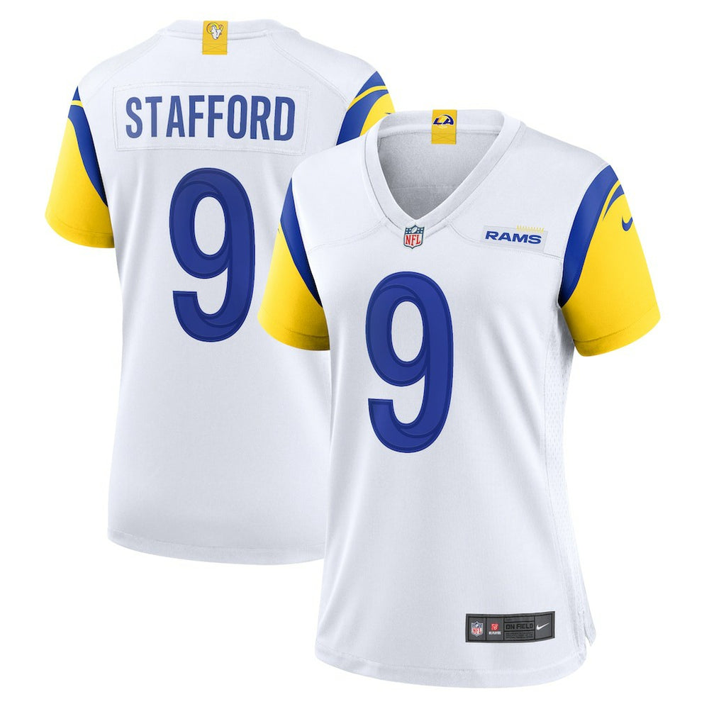 NFL Matthew Stafford Los Angeles Rams Women's Alternate Game Jersey - White