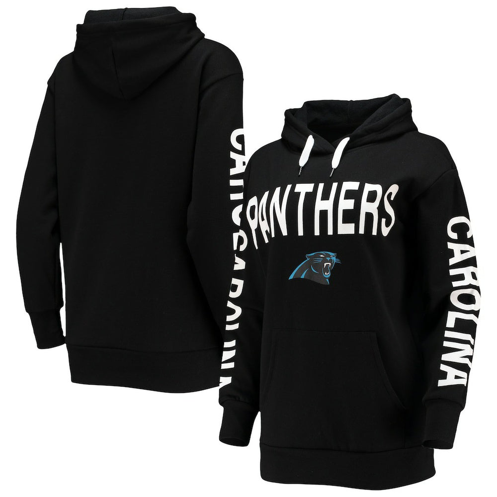Carolina Panthers G-III 4Her by Carl Banks Women's Extra Point Pullover Hoodie Black