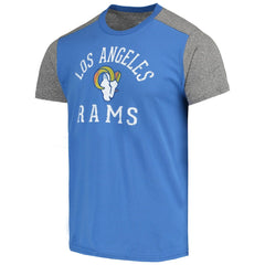 Los Angeles Rams Majestic Threads Field Goal Slub T-Shirt Royal/Gray