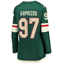 NHL Kirill Kaprizov Minnesota Wild Fanatics Women's Home Breakaway Replica Jersey - Green