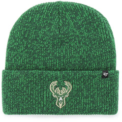 Milwaukee Bucks '47 Brain Freeze Cuffed Knit Hat Hunter Green