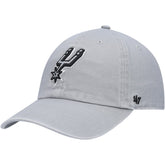 San Antonio Spurs '47 Core Logo Clean Up Adjustable Hat Gray