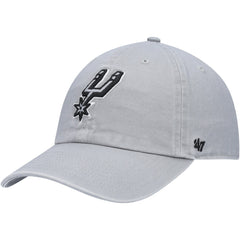 San Antonio Spurs '47 Core Logo Clean Up Adjustable Hat Gray
