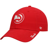 Atlanta Hawks '47 Women's Miata Clean Up Logo Adjustable Hat Red
