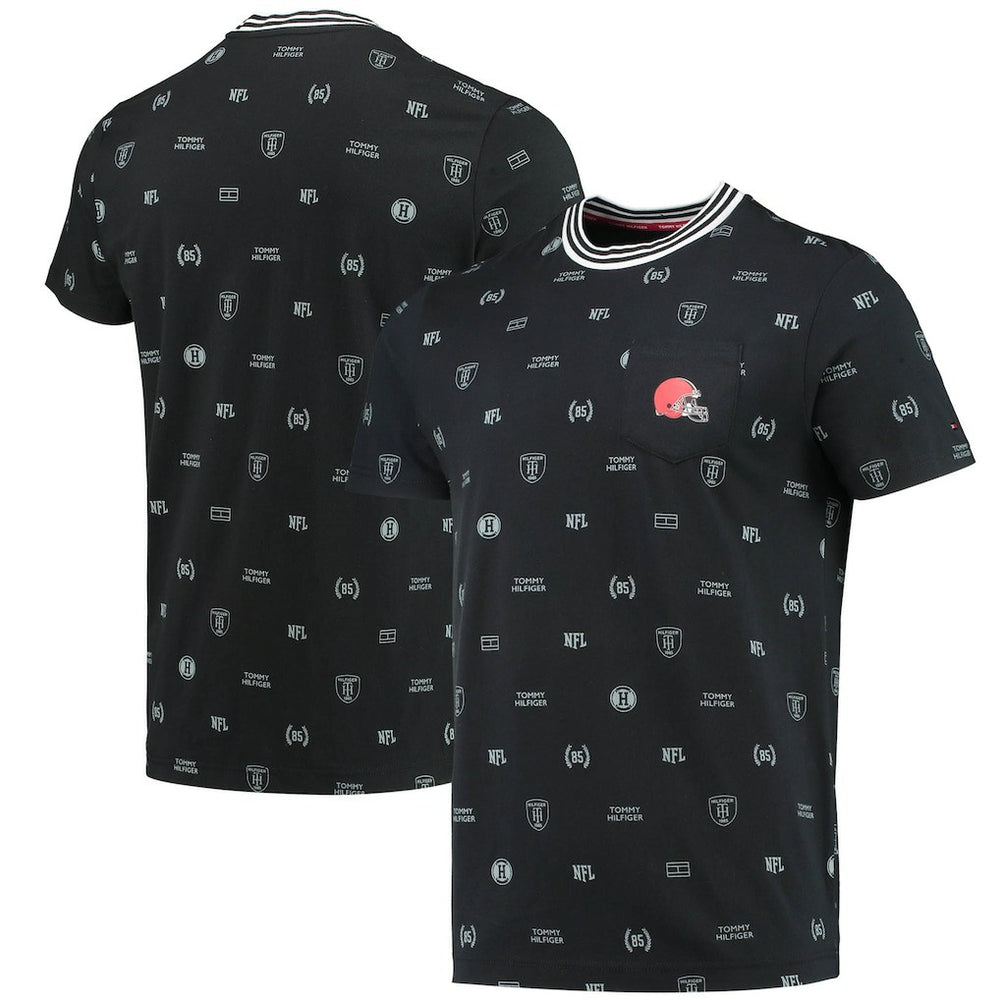 Cleveland Browns Tommy Hilfiger Essential Pocket T-Shirt Black