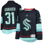 NHL Philipp Grubauer Seattle Kraken Youth Home Replica Player Jersey - Deep Sea Blue