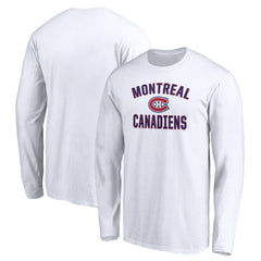 NHL Montreal Canadiens Victory Arch Long Sleeve T-Shirt - White