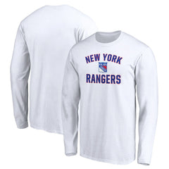 NHL New York Rangers Victory Arch Long Sleeve T-Shirt - White