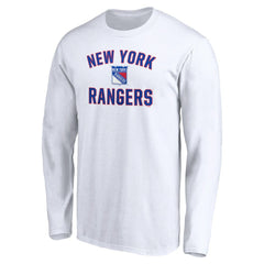 NHL New York Rangers Victory Arch Long Sleeve T-Shirt - White