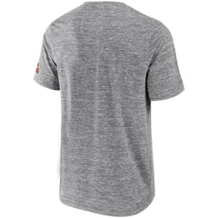 Cleveland Browns NFL x Darius Rucker Collection Slub Henley T-Shirt Heathered Gray