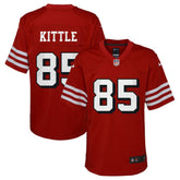 NFL George Kittle San Francisco 49ers Youth Game Jersey - Scarlet