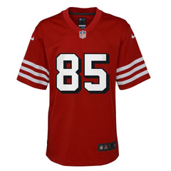 NFL George Kittle San Francisco 49ers Youth Game Jersey - Scarlet