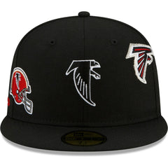 Atlanta Falcons New Era Just Don 59FIFTY Fitted Hat Black