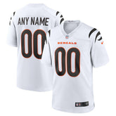 NFL Cincinnati Bengals Game Custom Jersey - White