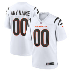 NFL Cincinnati Bengals Game Custom Jersey - White