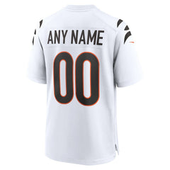 NFL Cincinnati Bengals Game Custom Jersey - White