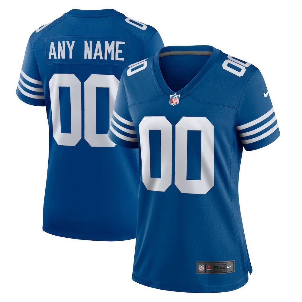 NFL Indianapolis Colts Women's Alternate Custom Jersey - Royal