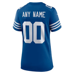 NFL Indianapolis Colts Women's Alternate Custom Jersey - Royal