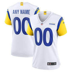 NFL Los Angeles Rams Women's Alternate Custom Jersey - White