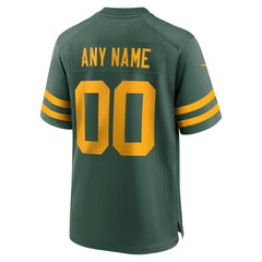 NFL Green Bay Packers Alternate Custom Jersey - Green