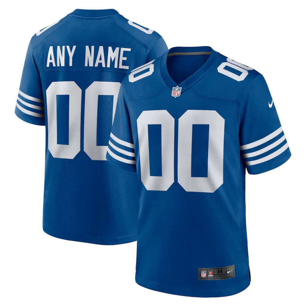 NFL Indianapolis Colts Alternate Custom Jersey - Royal