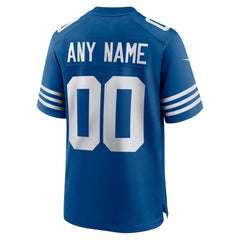 NFL Indianapolis Colts Alternate Custom Jersey - Royal