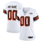 NFL Cleveland Browns Women's 1946 Collection Alternate Custom Jersey - White