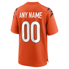 NFL Cincinnati Bengals Youth Alternate Game Custom Jersey - Orange