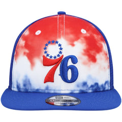 Philadelphia 76ers Hazy Trucker 9FIFTY Snapback Hat Royal