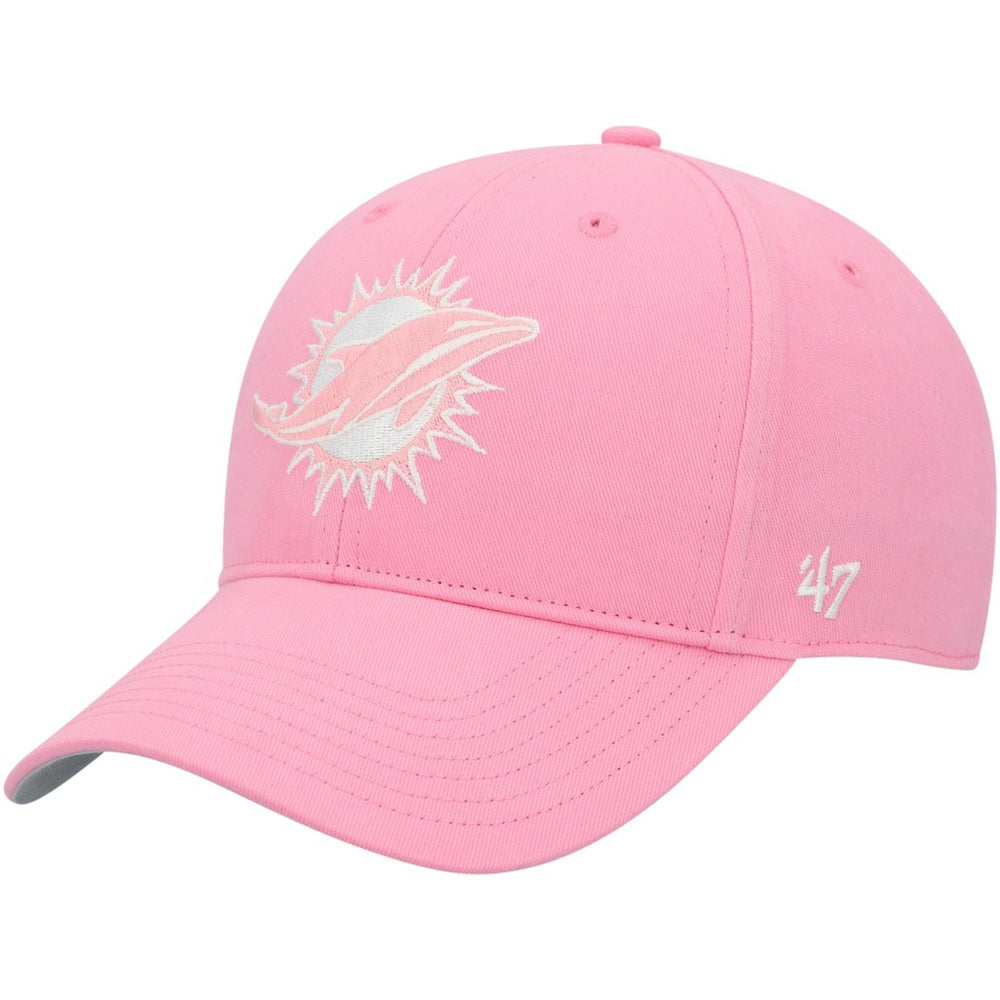 Miami Dolphins '47 Girls Youth Rose MVP Adjustable Hat Pink