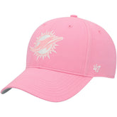 Miami Dolphins '47 Girls Youth Rose MVP Adjustable Hat Pink