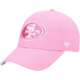 San Francisco 49ers '47 Girls Youth Rose MVP Adjustable Hat Pink