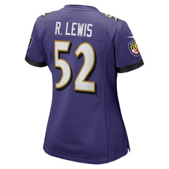 NFL Ray Lewis Baltimore Ravens Women's Retired Player Jersey - Purple