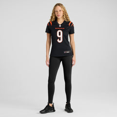 NFL Joe Burrow Cincinnati Bengals Women's Player Game Jersey - Black