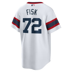 MLB Carlton Fisk Chicago White Sox Nike Home Cooperstown Collection Team Player Jersey - White